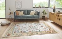 Nouristan Klassiek vloerkleed Oriental Flowers - crème/multi 95x140 cm