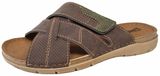 Fischer 566702 705 Slippers Bruin Leer Heren - Bruin - 44