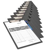 Rapesco Klembord A4 Karton PVC-coating Zwart