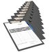 Rapesco Klembord A4 Karton PVC-coating Zwart