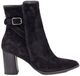 Paul Green Soft suede black hak 8147-016 ZWART