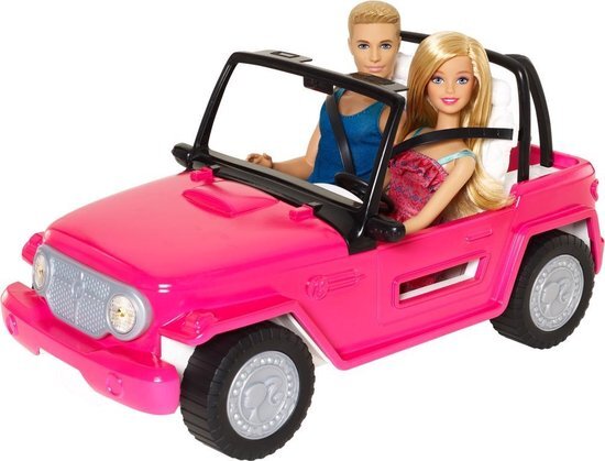 Barbie Beach Cruiser Auto met Ken