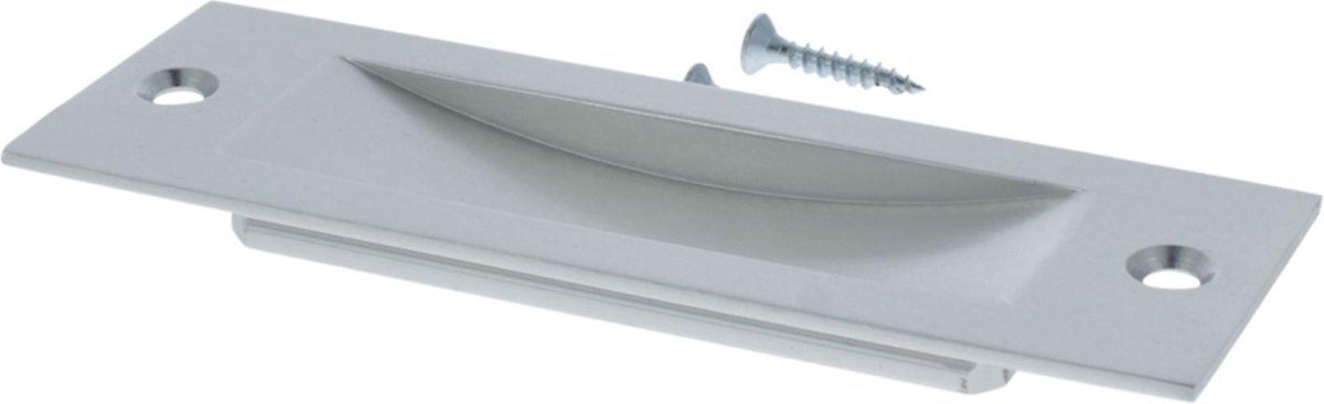 STARX Schuifdeurkom recht - 120x40mm - aluminium