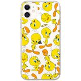 ERT GROUP mobiel telefoonhoesje voor Iphone 11 origineel en officieel erkend Looney Tunes patroon Tweety 010 optimaal aangepast aan de vorm van de mobiele telefoon, gedeeltelijk bedrukt