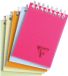 Clairefontaine A7 geruit spiraalnotitieblok met transparante cover