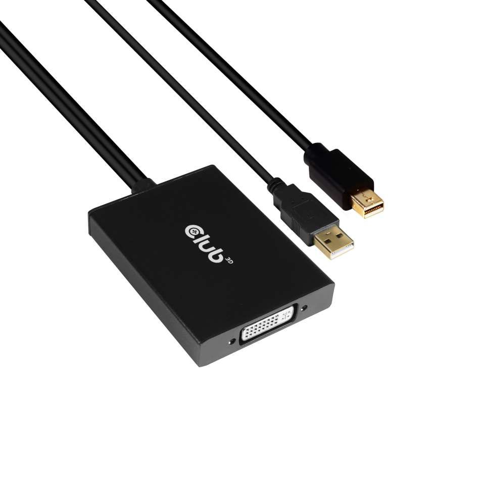Club 3D MiniDisplayPort 1.2a to Dual Link DVI-D Active Adapter - CAC-1130