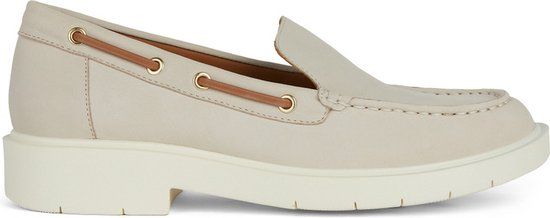 GEOX D SPHERICA EC1 Loafers - SAND/COGNAC - Women's Size 38 - Leather - Spring/Summer 2024