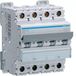 Hager serie Nr magneetschakelaar tetrapolar 50a gebogen C-C