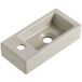 Wiesbaden Rhea S mini Fontein - Links - 36.5x18x9cm - Keramiek - Beige