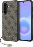 Guess Hoesje Geschikt voor Samsung Galaxy A37 - Hard Case 4G - Logo Matal Logo - Back Cover - Bruin