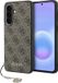 Guess Hoesje Geschikt voor Samsung Galaxy A37 - Hard Case 4G - Logo Matal Logo - Back Cover - Bruin