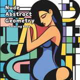 Nude Abstract Geometry Coloring Book: Modern Line Art for Adults – Relaxing & Creative