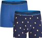 Happy Shorts Heren Boxershorts Oktoberfest 2-Pack Bier - Maat M