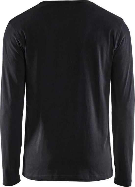 Blåkläder Blaklader T-shirt lange mouw 3500-1042 - Zwart - XXL