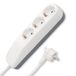 REV Ice Stekkerdoos Ice - Design meervoudige stekkerdoos 3-voudig, kabel 1,4 m, met platte stekker & kabelkluis, max. 3680W