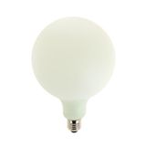 Decoratieve Xanlite Ledlamp E27 Vintage Globe Opaline melkglas E27 fitting - Globe E27 LED Hoek 320° Verlichting - Grote Vintage E27 LED 12W 1521LM Licht Neutraal Wit - RFDMGE1521B150OCW