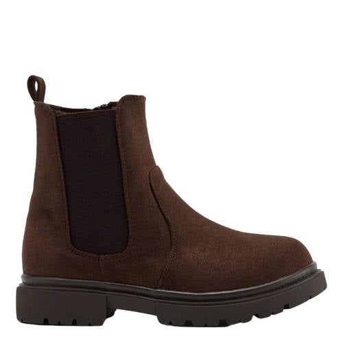 Graceland suèdelook enkelboots - bruin