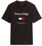 Tommy Hilfiger T-shirt Embro Flag Tee - Noir - Hommes - M