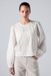 Levi's Han blouse à manches longues et perles - Femme - XS - Blanc / Cloud Dancer Coton