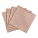 Scandi Living Serviettes de table Clean 45 x 45 cm lot de 4 rose poussiéreux