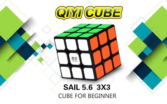 QIYI CUBE Rubik s Kubus 3x3 Rubik s Cube Breinbreker puzzel black-zwart