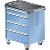 Lista Werkplaatswagen L3627 kunststof coating - 4 lades