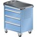 Lista Werkplaatswagen L3627 kunststof coating - 4 lades