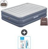 Bestway Luchtbed - 2-Persoons - 152 x 203 x 51 cm - Blauw - Inclusief pomp