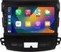 Happiq Autoradio met Bluetooth en CarPlay voor Mitsubishi Outlander II (2005–2012) – Compatibel met Apple en Android – Stereo-installatie – Navigatiesysteem – 2 GB RAM, 64 GB interne opslag