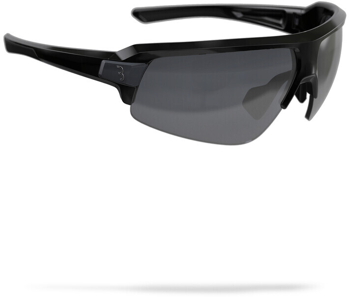 BBB Impulse Sportbril, glossy black/smoke 2020 Zonnebrillen