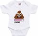 Bellatio Decorations baby rompertje - Loading Poop - wit/roze - babyshower/kraamcadeau 92