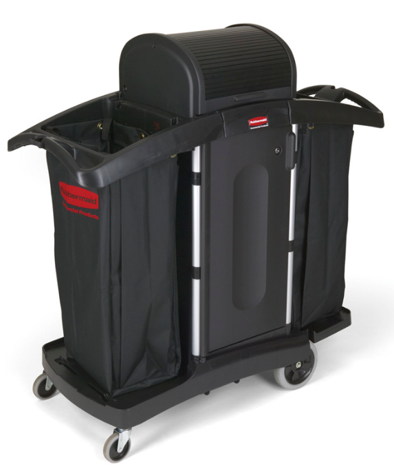 Vepa Bins Rubbermaid, hotelwagen met hoge veiligheid, zwart, VB 180633