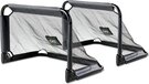 EXIT Pico Steel Football Goal 90x60cm (Set of 2) - Black