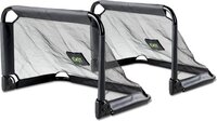EXIT Pico Steel Football Goal 90x60cm (Set of 2) - Black