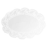 Garcia de Pou Ovaal Doily in doos, Litos, Wit, 30 x 30 x 30 cm
