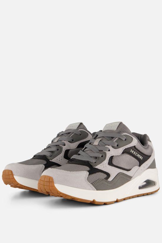 Skechers Uno Heren Sneakers - Donkergrijs