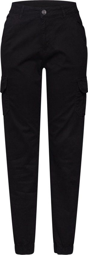 Urban Classics High Waist Dames Cargobroek - Zwart - W29L32