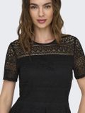 ONLY - ONLFILICIA S/S DRESS CS JRS - Meisjes - Mini jurken - XS - Zwart - Katoen/Polyamide - Mouwloos - Lente/Zomer 2025