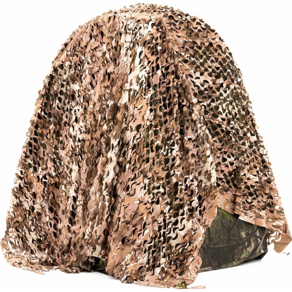 Buteo Photo Gear 3D leafs Camouflagenet Forest Camo Bruin 2,4x3 m