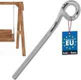 KOTARBAU® Schommelhaak, Verzinkt Staal, 210 mm, Zilver, M12
