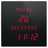 STAB HIGH TECH PARTS CT2828R Rode led-wandklok