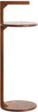 Light & Living Bijzettafel Delmino - Bruin - Ø26x77cm - Modern