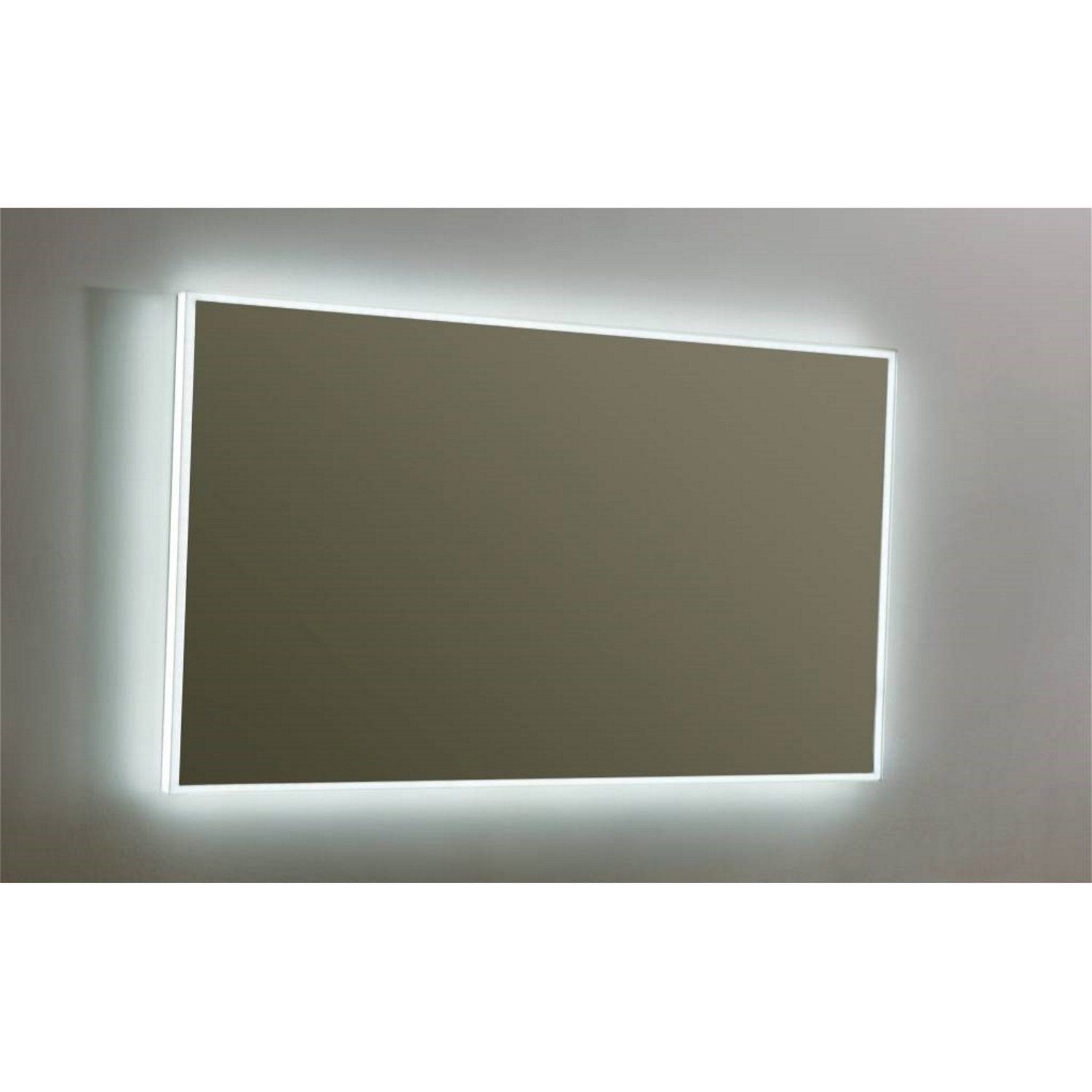 Sanilux Spiegel Infinity 120x70cm - Aluminium - LED - Spiegelverwarming