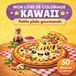 Petits plats gourmands: Mon livre de coloriage kawaii