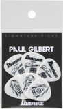 Ibanez Plektrum B1000PG-WH, 6er-Set Paul Gilbert, sign.white