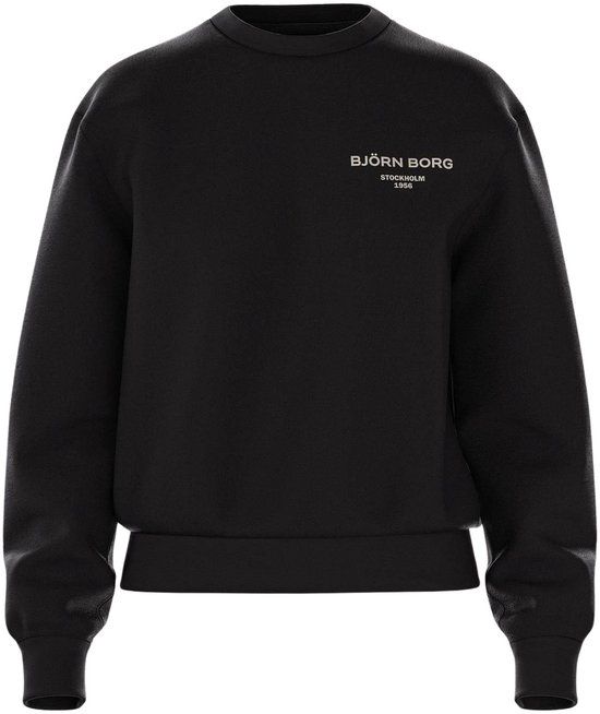 Bjorn borg Björn Borg Essential 1 Trui Lange Mouw Dames Sweater - Maat XL - Zwart