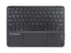 Conceptronic TOBIN01BUS Toetsenbord Universeel Bluetooth QWERTY Amerikaans Engels Zwart