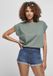 Urban Classics Extended Shoulder Tee T-shirt femme - vert - 5XL