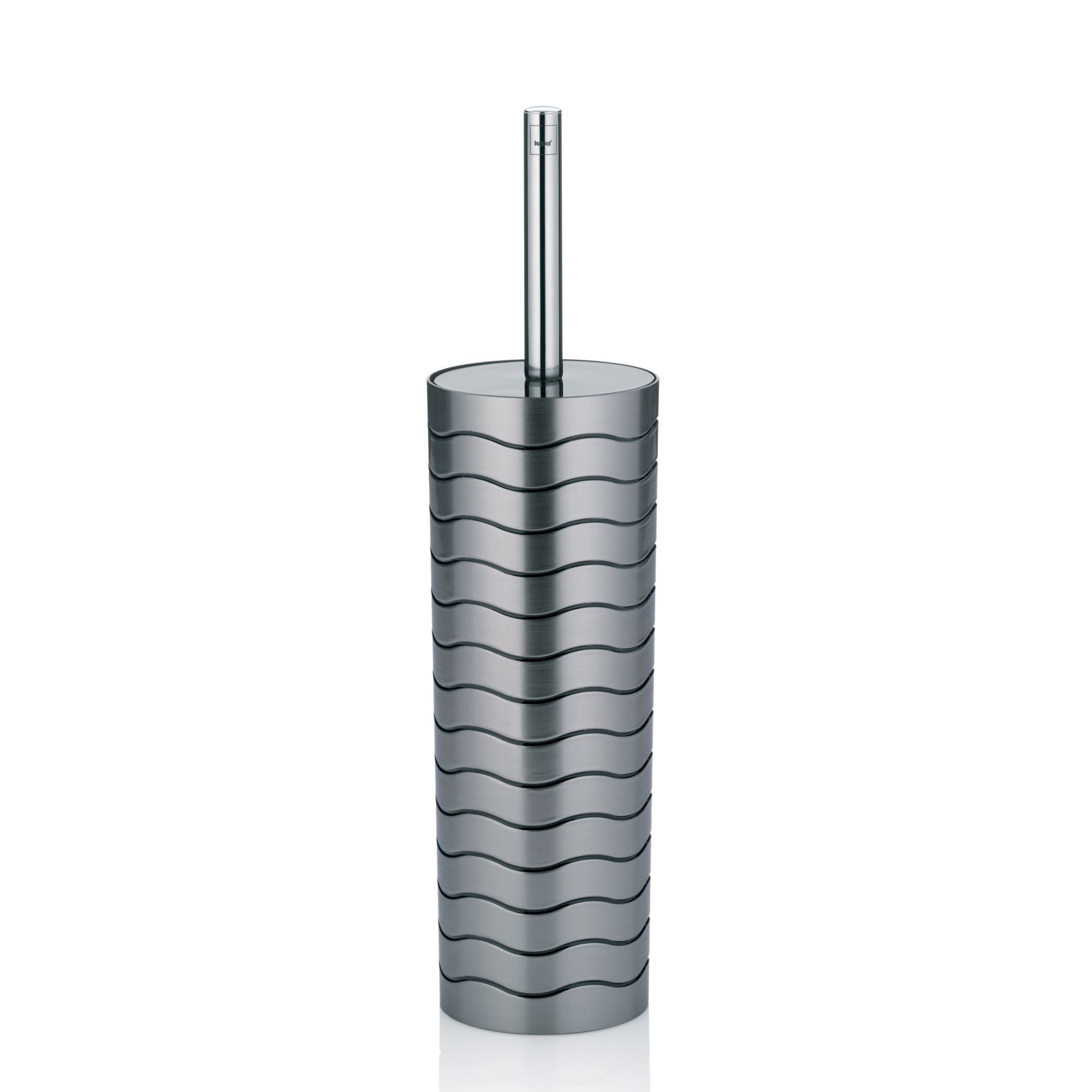 Kela 22833 Toiletborstel - Antraciet - Kunststof - 37cm