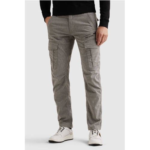 PME Legend NORDROP CARGO 3.0 tapered cargobroek met linnen grijs
